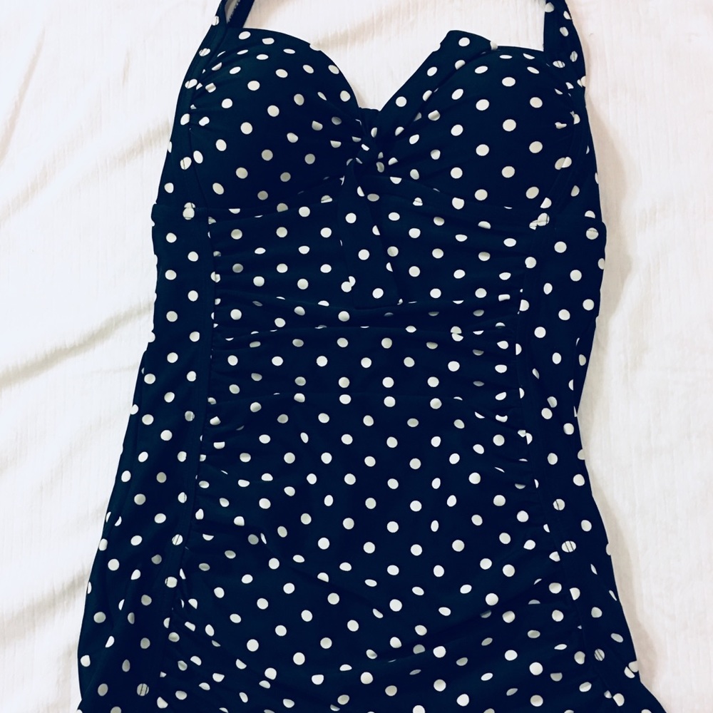 Polka dot retro style suit - Modcloth style